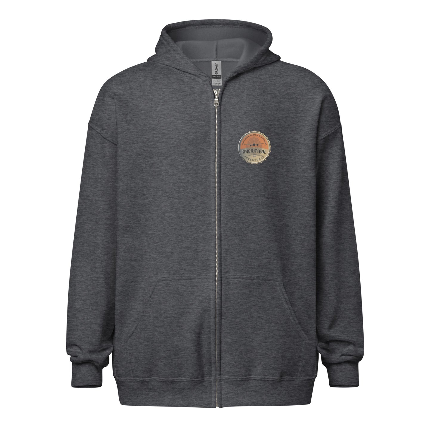 Brewtiful Adventures Heavy Zip Hoodie