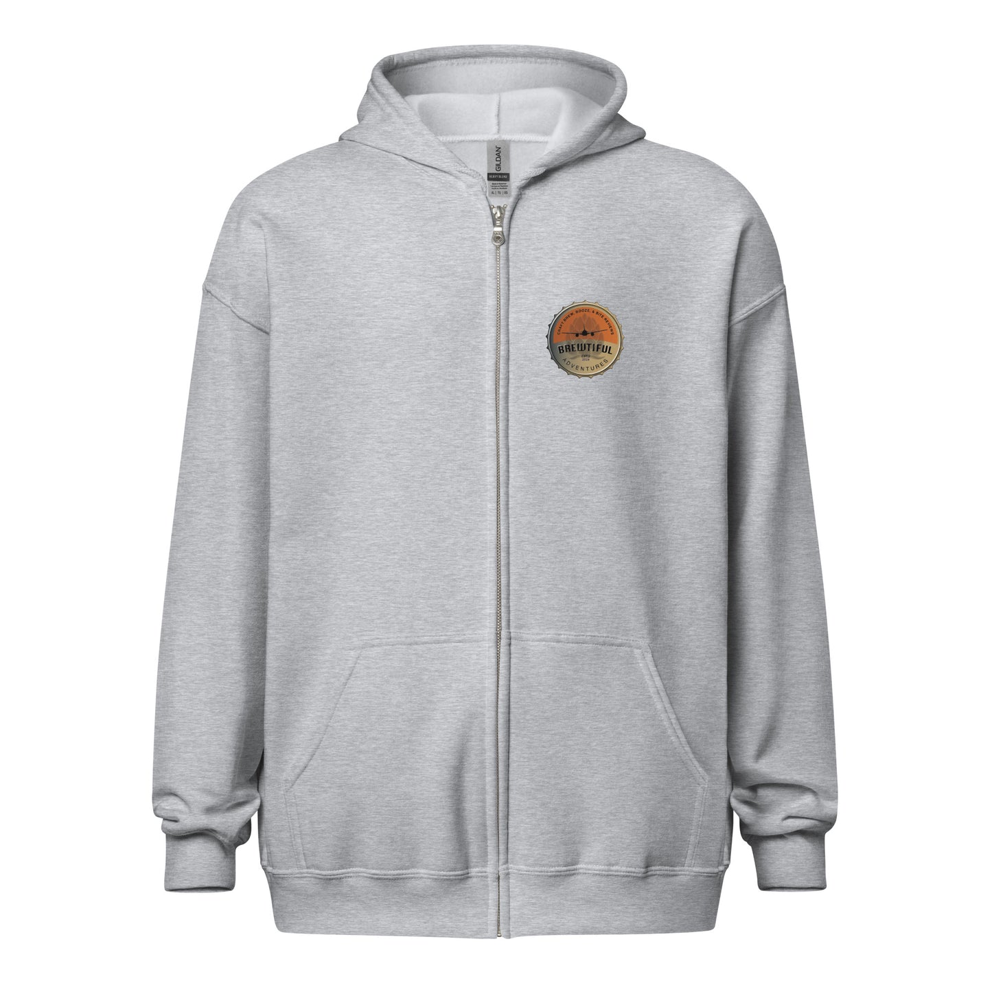 Brewtiful Adventures Heavy Zip Hoodie