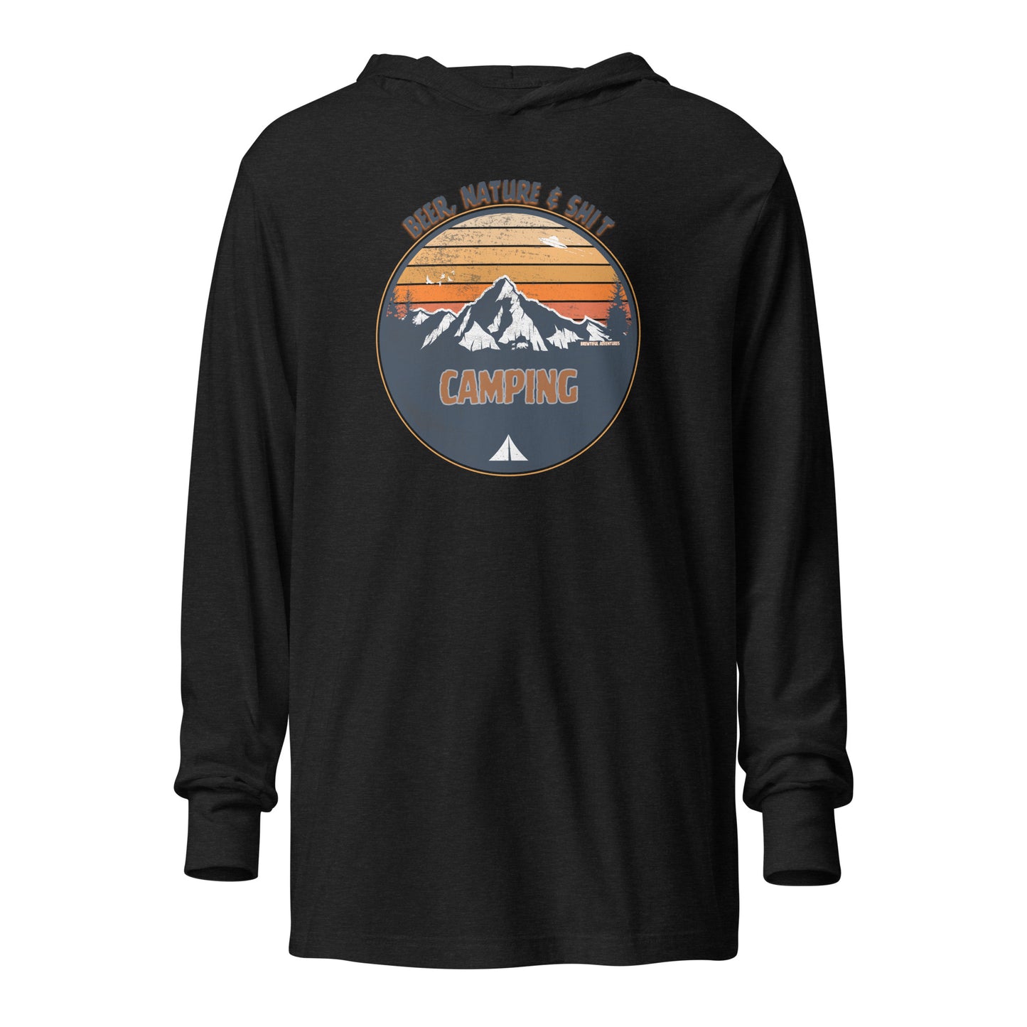 Camping Hooded Long-Sleeve Tee