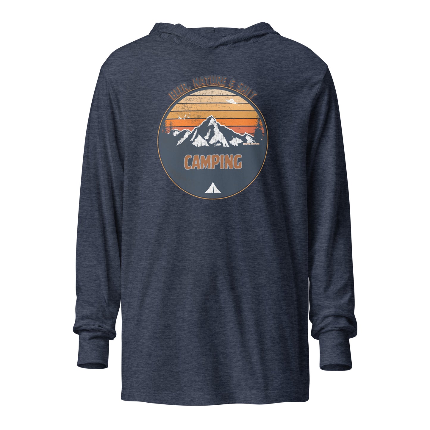 Camping Hooded Long-Sleeve Tee