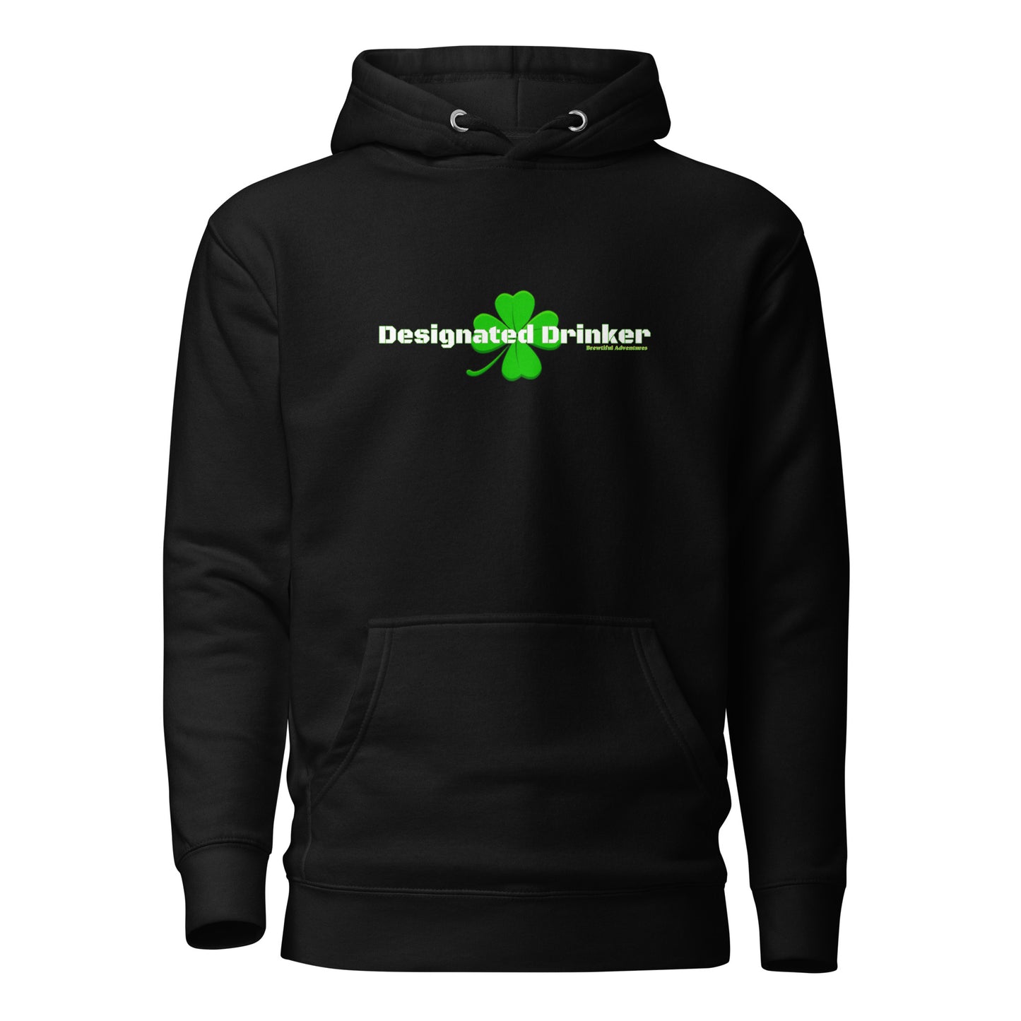 Designated Drinker Premium Eco Raglan Hoodie