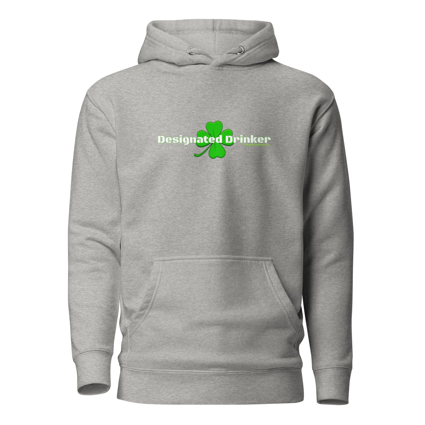 Designated Drinker Premium Eco Raglan Hoodie