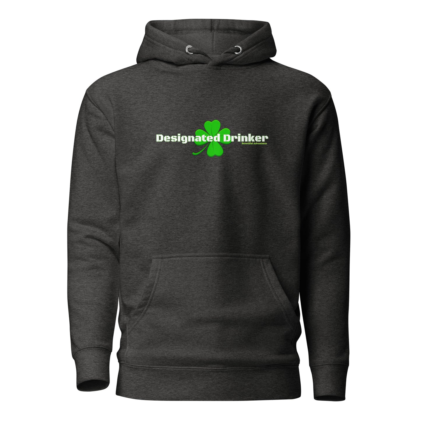 Designated Drinker Premium Eco Raglan Hoodie