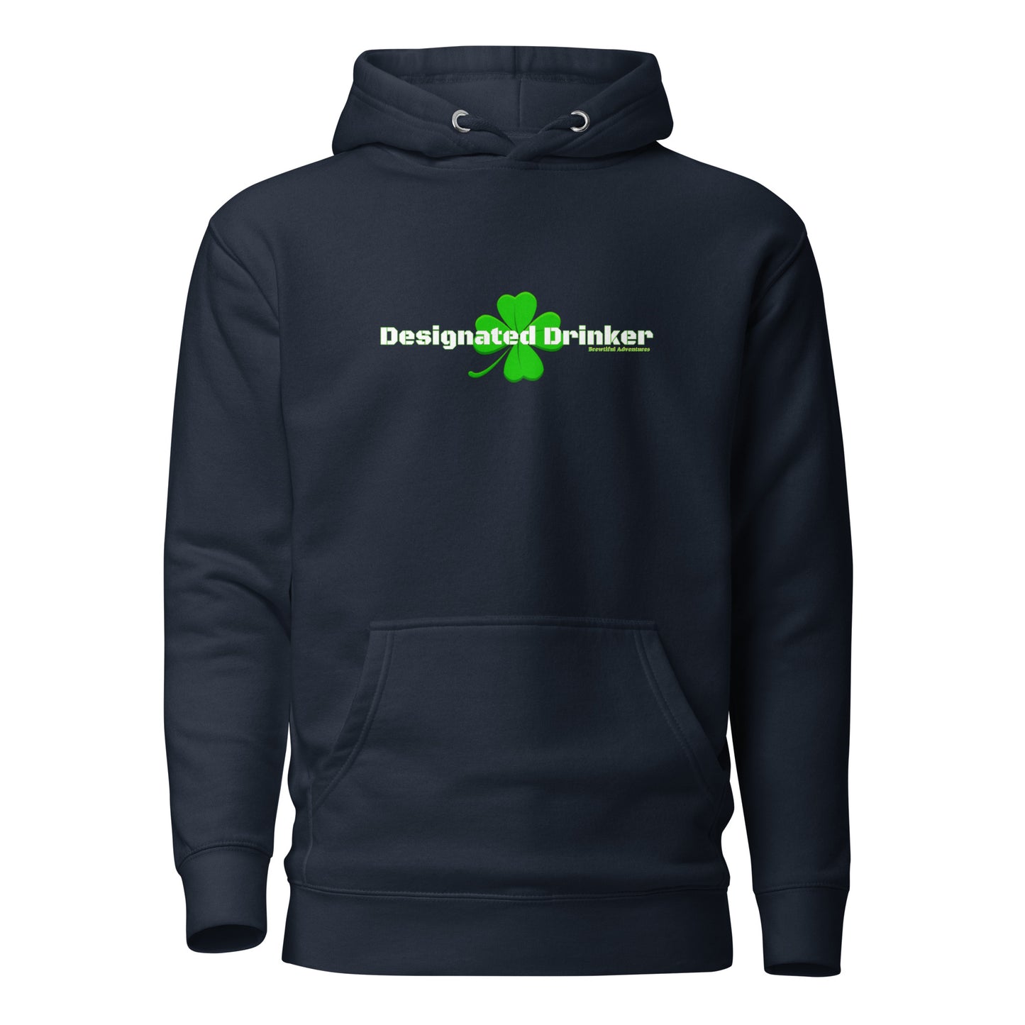 Designated Drinker Premium Eco Raglan Hoodie