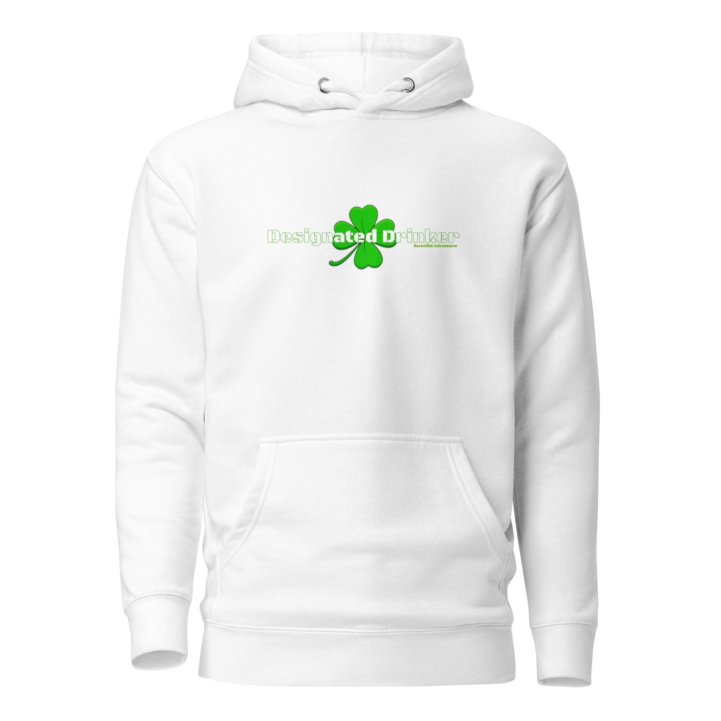 Designated Drinker Premium Eco Raglan Hoodie