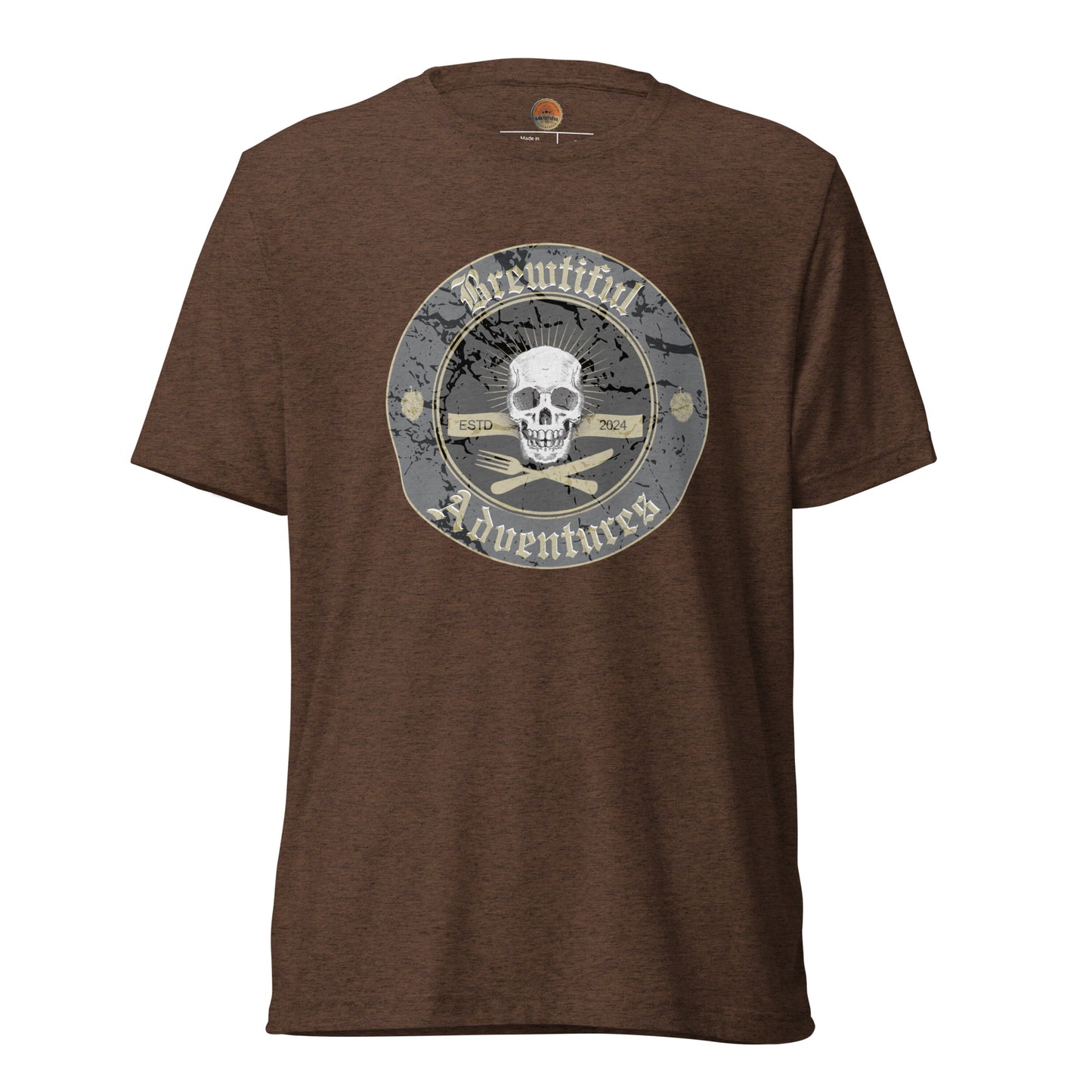 Brewtiful Adventures Skull Tee