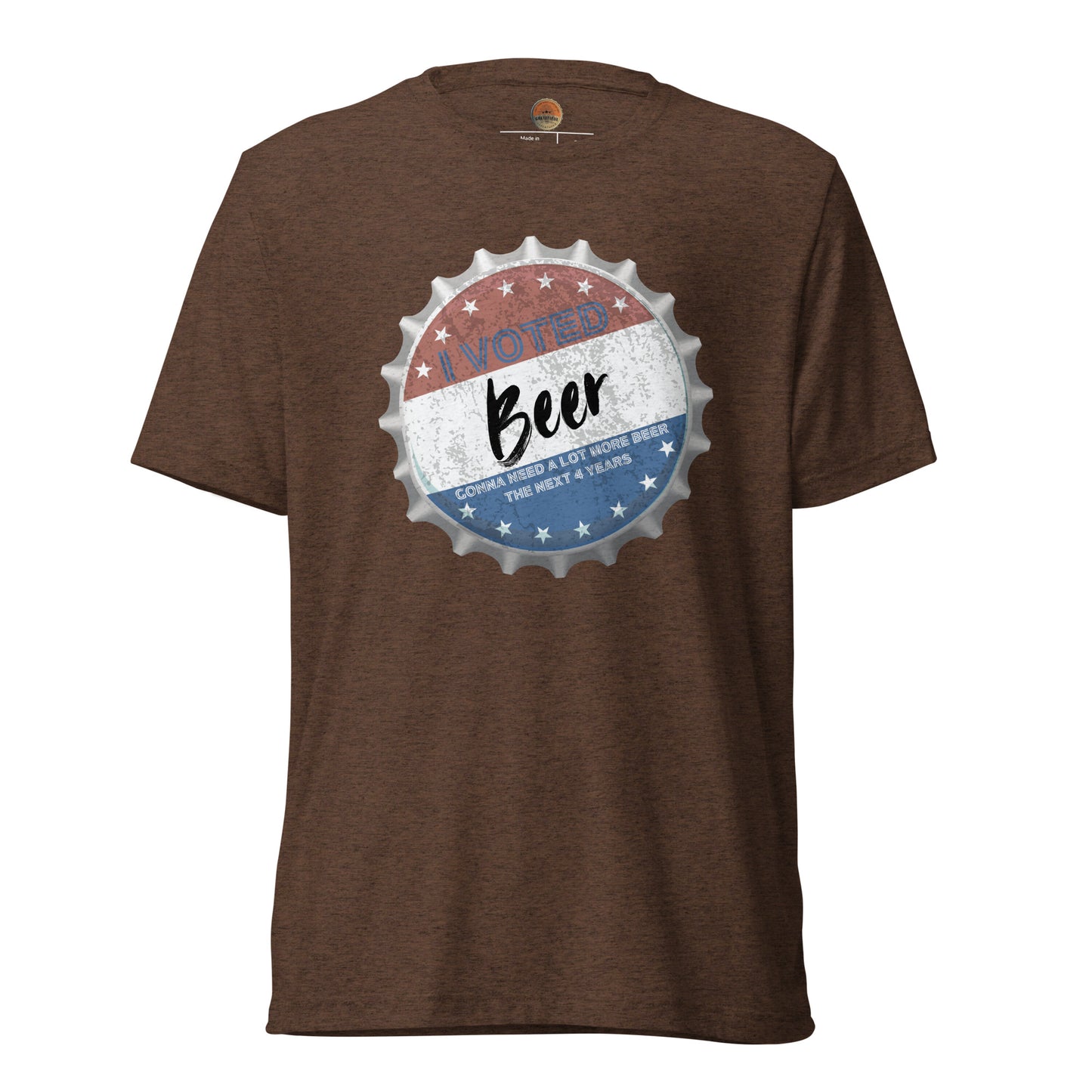 I Voted Beer Tee