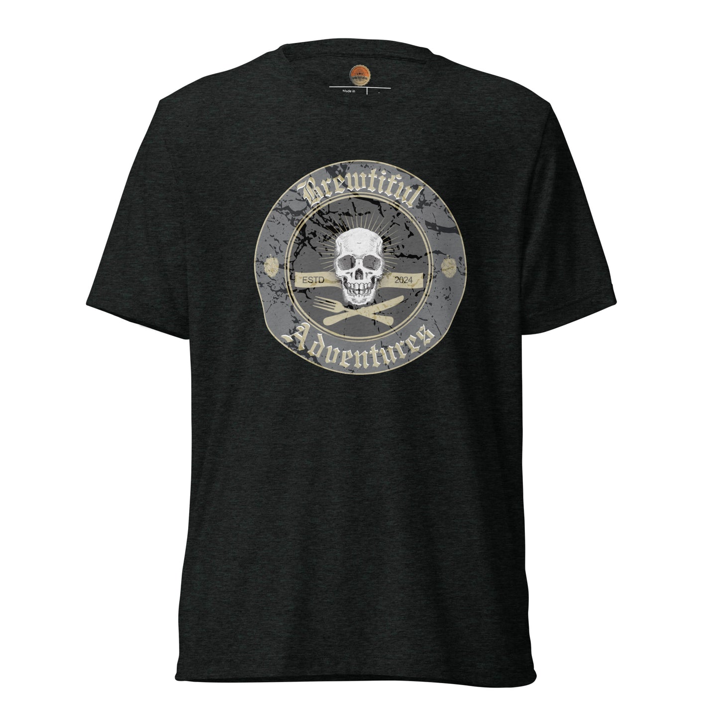 Brewtiful Adventures Skull Tee