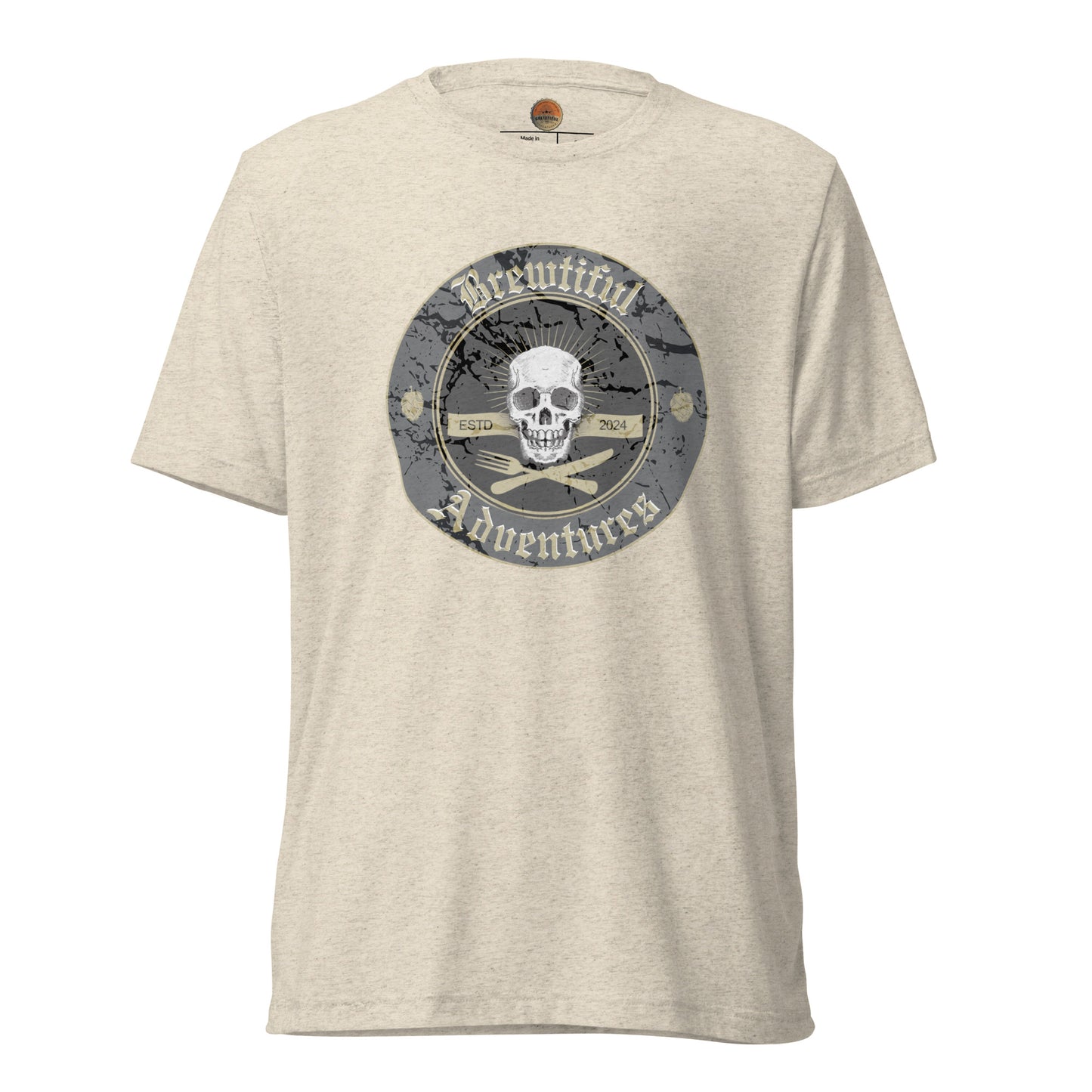 Brewtiful Adventures Skull Tee