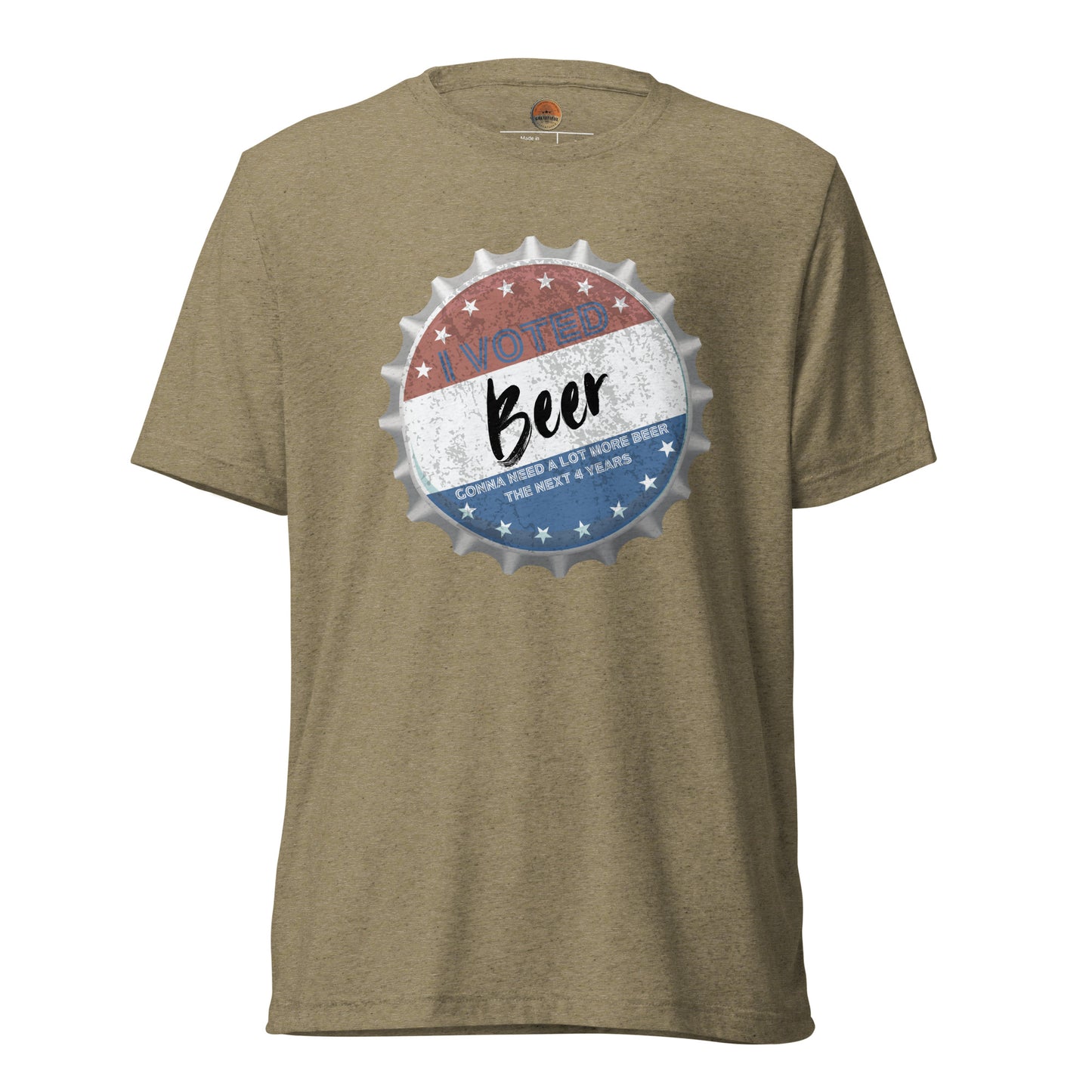 I Voted Beer Tee