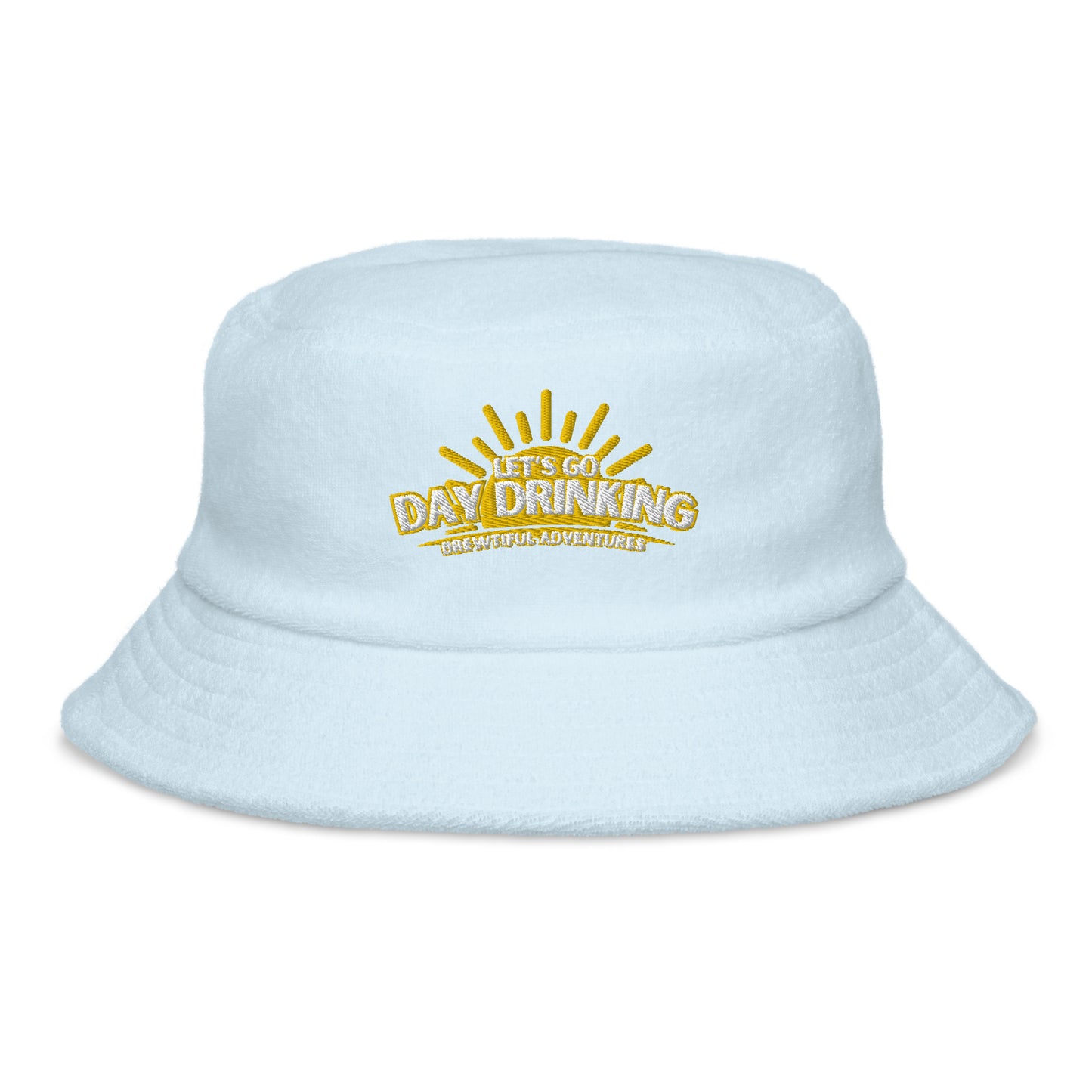 Day Drinking Terry Cloth Bucket Hat