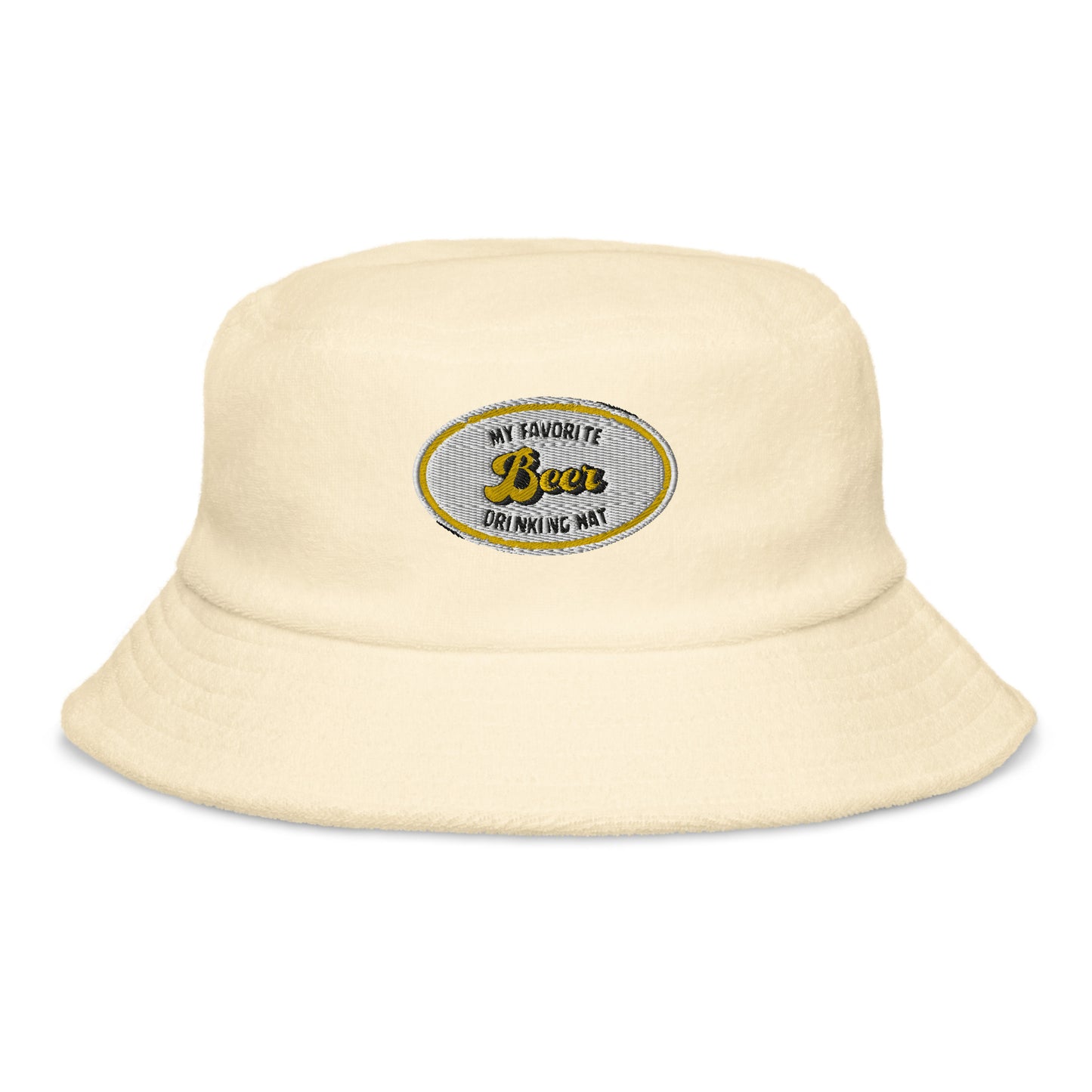 My Beer Drinking Terry Cloth Bucket Hat