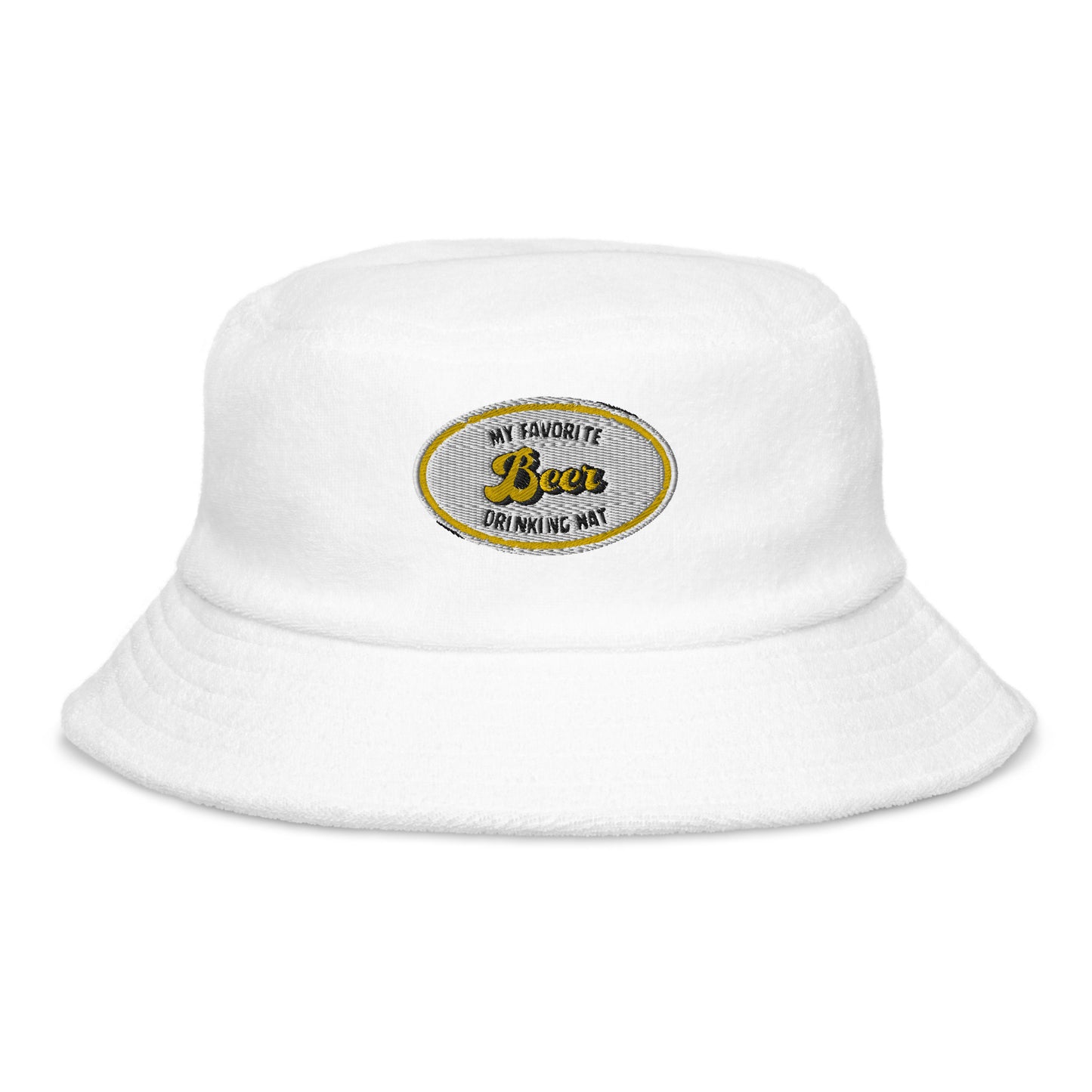 My Beer Drinking Terry Cloth Bucket Hat