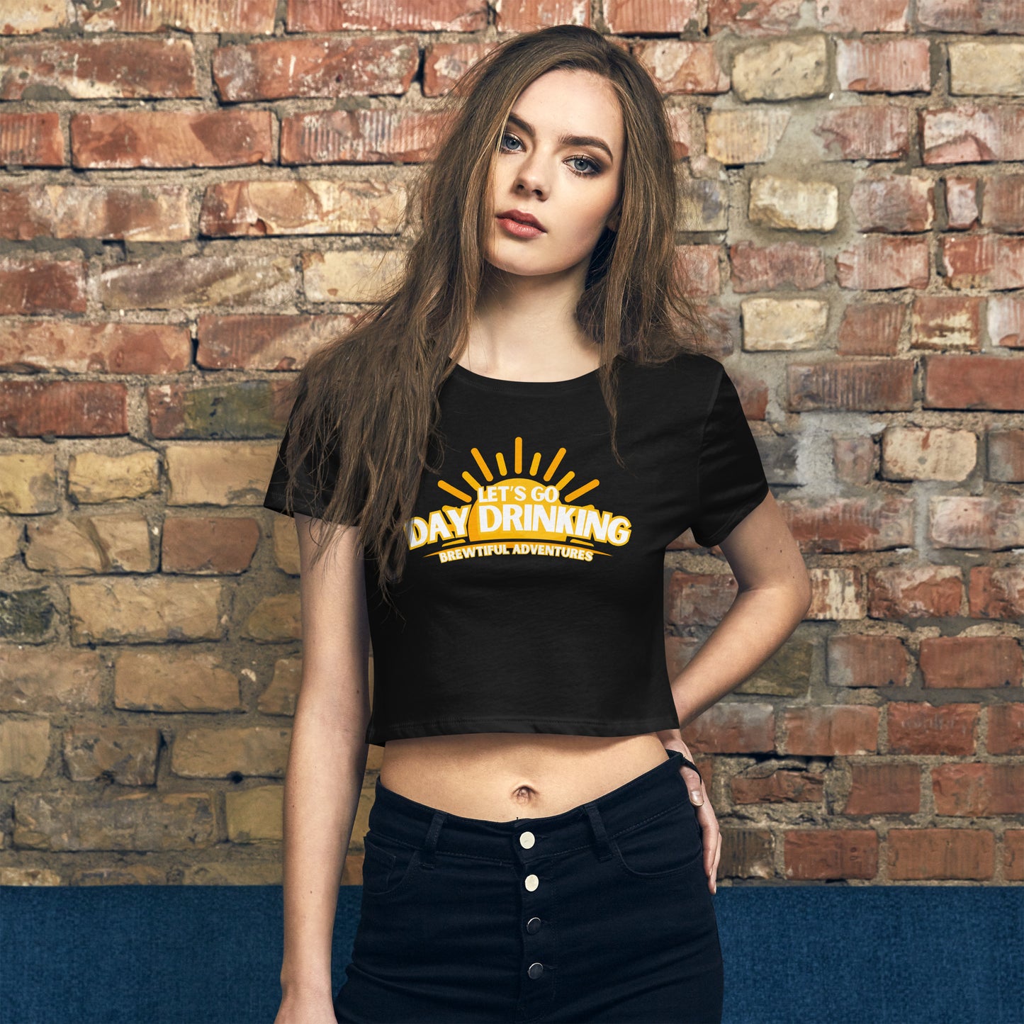 Day Drinking Women’s Crop Tee