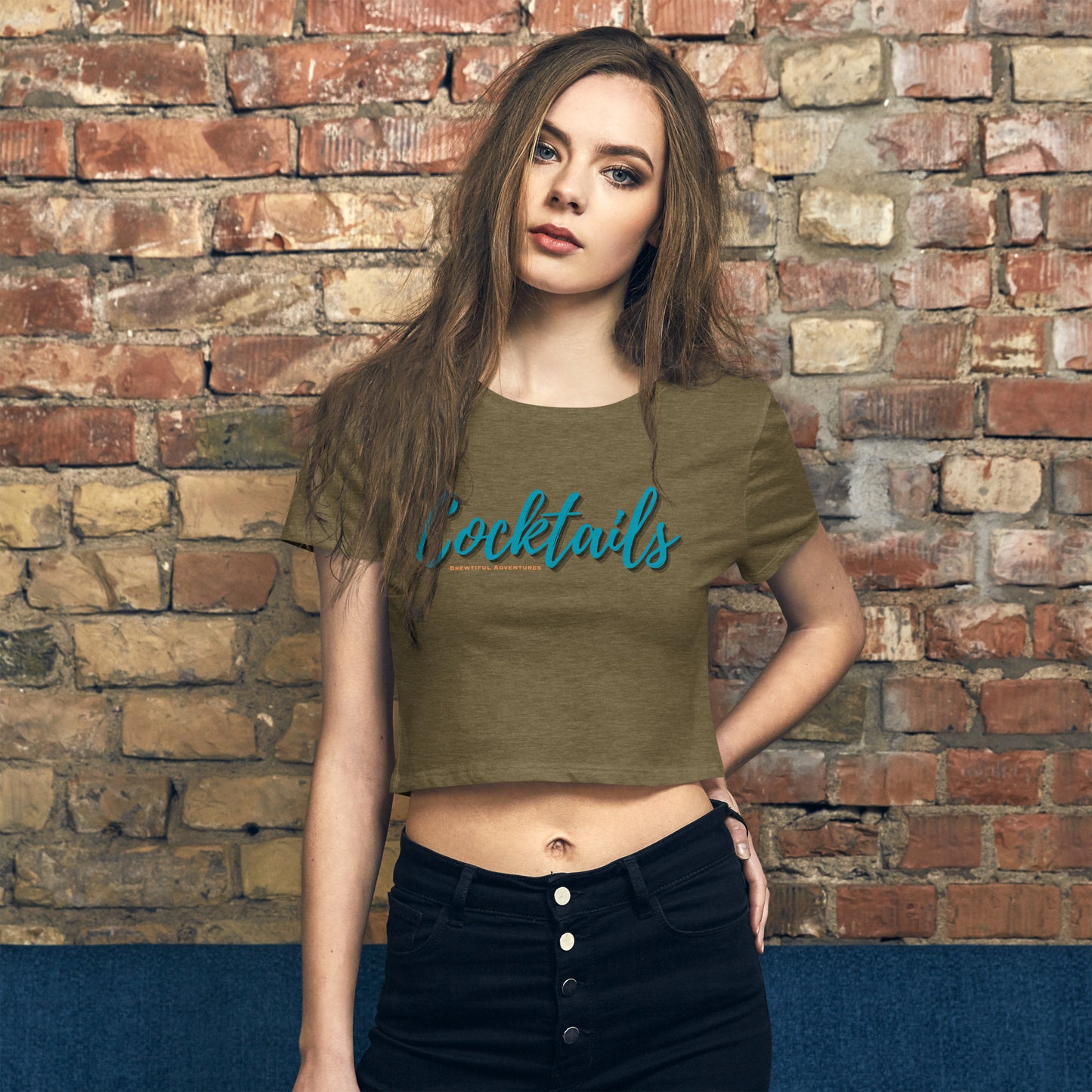 Cocktails Women’s Crop Tee