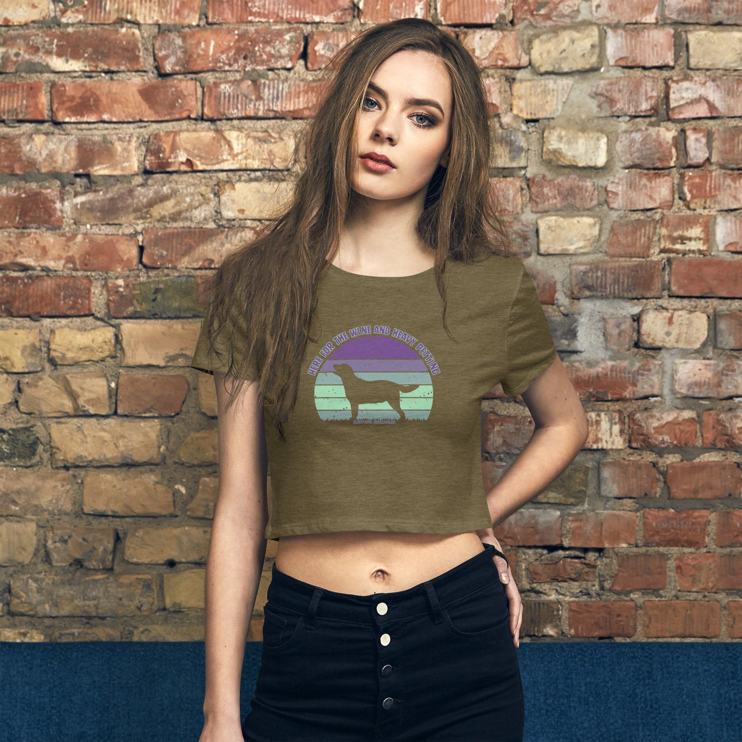 Heavy Petting Women’s Crop Tee