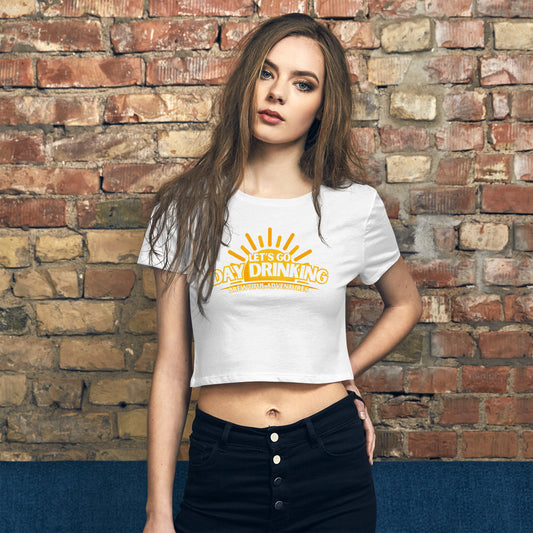 Day Drinking Women’s Crop Tee