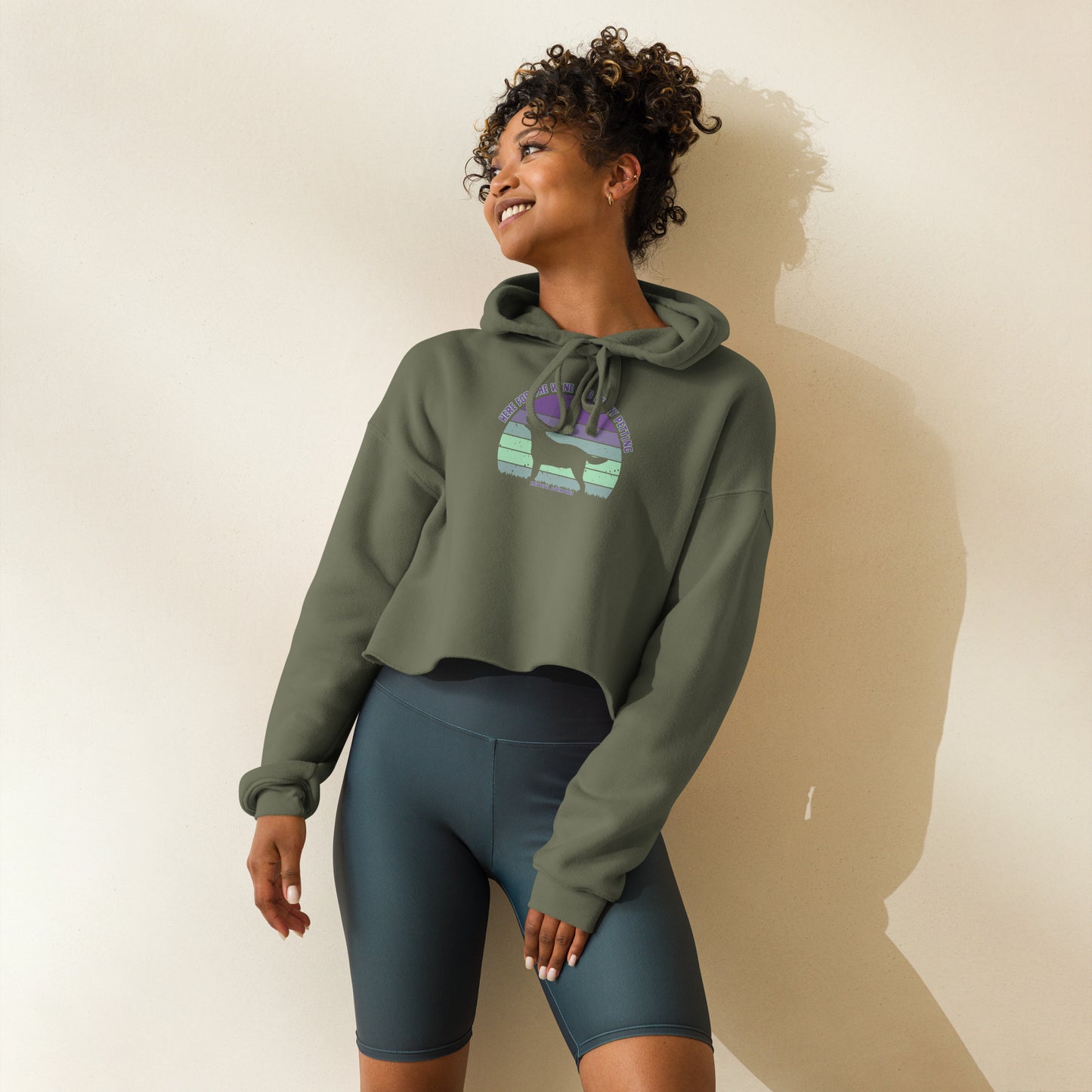 Heavy Petting Crop Hoodie